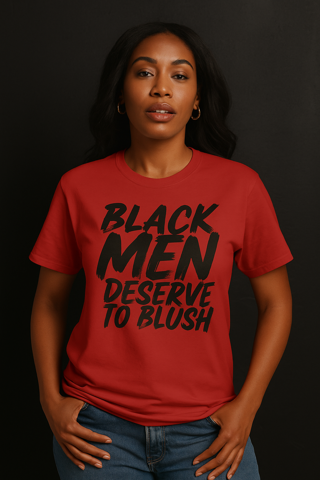 Black Men Deserve to Blush™ The Signature Unisex T-Shirt