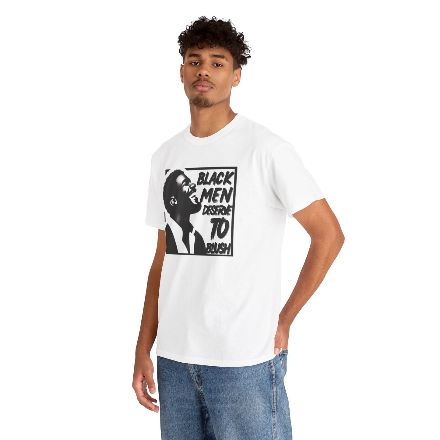 Black Men Deserve to Blush™ Unisex Portrait T-Shirt