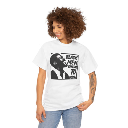 Black Men Deserve to Blush™ Unisex Portrait T-Shirt