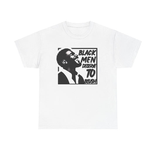 Black Men Deserve to Blush™ Unisex Portrait T-Shirt
